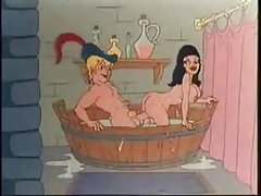 Ane drže na rukama i засовывают u maca na magarca dva člana